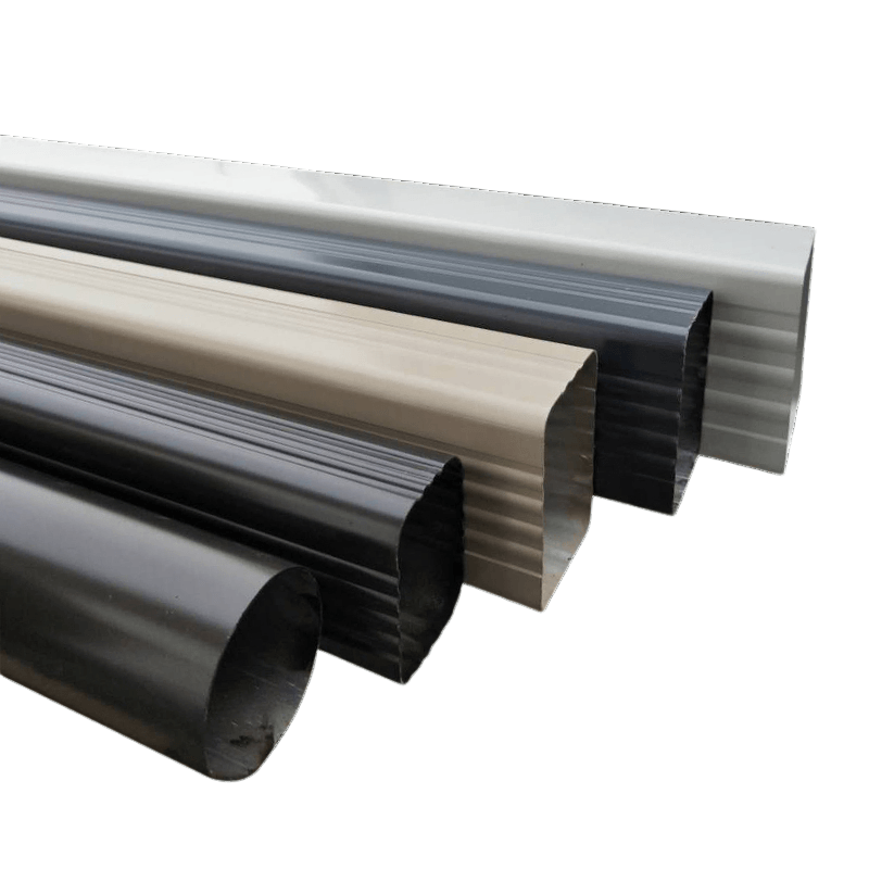 Aluminum roof rain gutter